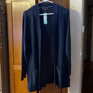 Navy blue cardigan